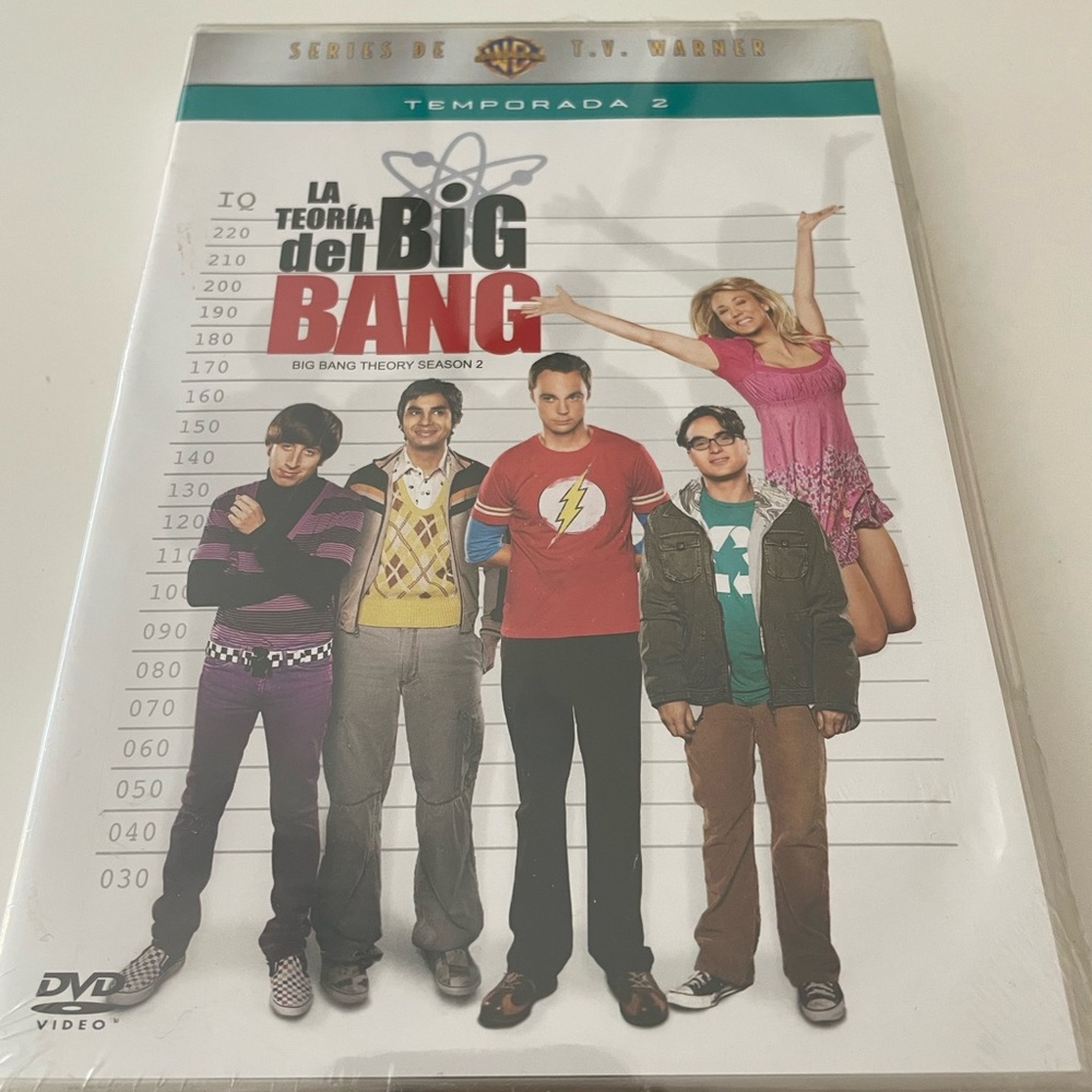 Big Bang Theory Season 2 Warner series  DVD video NEW